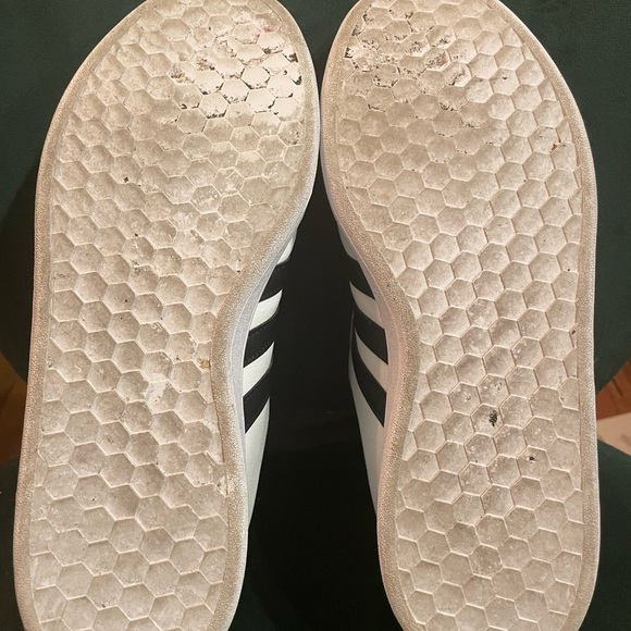 adidas Men's White and Black grand court sneakers - Picture 4 of 9